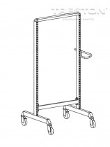 Priemyselný vozík Multi trolley 2 - rám M900, 860157-41