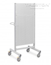 Priemyselný vozík Treston Multi Trolley M750, vysoký, perf. panely, TMTH7-005-41